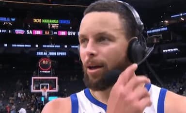 中场没回更衣室？库里：有时候在场馆感受氛围比更衣室更好-NBA新闻