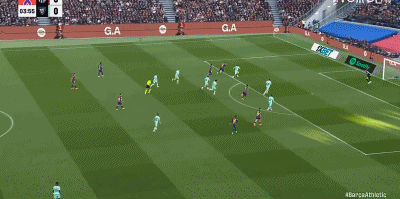 巴萨2-0毕尔巴鄂竞技，莱万破门，费兰建功